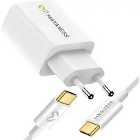 Avizar Mayaxess, 20W Netzteil + USB-C Kabel 1m für Galaxy S25 / Ultra / Plus / FE /Edge, Weiß