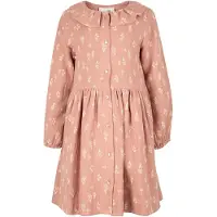 Happy girls Sommerkleid "dress", Mädchen, Gr. 86, EURO-Größen, Stoff, rosa (dusty rose), Stoff, 100% Baumwolle, normal, Kleider Sommerkleid