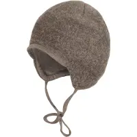 Maximo Fleecemütze , Baby, Gr. 37, braun (braunmeliert), Fleece, Wolle, Mützen Fleecemütze, Erstlingsmütze, wärmend, gefüttert
