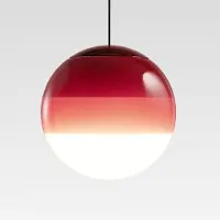 Marset LED-Hängelampe Dipping Light, Ø 20 cm, burgunderrot