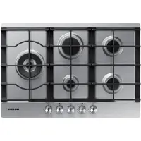 Samsung NA75J3030AS, Edelstahl, Integriert, Gaskochfeld, Edelstahl, 5 Zone(n), 5 Zone(n)