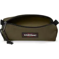Eastpak Single, Weiches Federmäppchen, Polyester, Olive, Einfarbig, Reißverschluss, Uni