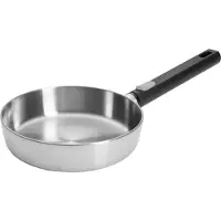 Woll – Logic Steel Flachpfanne Ø 20 cm Edelstahl, 4,5 cm hoch – Induktion –