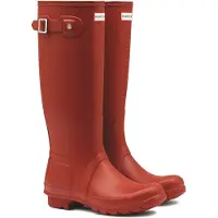Hunter Orig ale Frauen Großer Regen Stiefel Rot – undefined / Rot