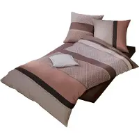 Kaeppel Mako-Satin Bettwäsche Imperial terra 135x200 cm + 80x80 cm
