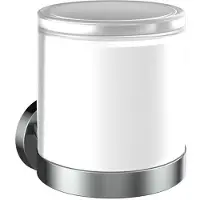 Emco round Sensor-Seifenspender, satiniertes Kristallglas, 432100103, Farbe: Chrom