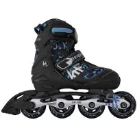 KRF Soft Xr-190 Kinder-inlineskates Schwarz EU 34-37 Jungen,Mädchen Schwarz EU 34-37