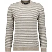 Ragman Rundhalspullover , Herren, Gr. 54, walnuss, 875, Strick, 100% Baumwolle, Rundhals, Pullover Rundhalspullover
