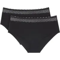 Triumph Midislip "Feel of Modal", Damen, Gr. S, schwarz, Single Jersey, Obermaterial: 87% Modal, 13% Elasthan, Unterhosen Midislip, sehr weich, elastischer Bund mit Spitze, leicht, Topseller