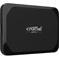 Crucial X9, 2 TB, USB Typ-C, 3.2 Gen 2 (3.1 Gen 2), 1050 MB/s, 10 Gbit/s, Schwarz