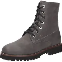 Sioux Stiefelette "Elmiana-700-TEX-WF", Damen, Gr. 36 (UK 3 1/2), grau, Obermaterial: 100% Kalbsnubukleder CANU. 100% Gummi rubber., Schuhe Stiefelette