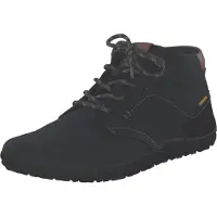 Camel active Schnürboots , Herren, Gr. 43, Leder Textil, schwarz, Schuhe Schnürboots, Barfußschuh, Sneaker mit flacher Laufsohle