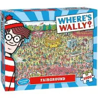 Plenty Gifts Puzzle 1000 Teile Where's Wally Jahrmarkt inkl. Poster, Ravensburger