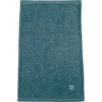 Ross Gaestehandtuecher "Vita 4004", blau (pazifik), B:30cm L:50cm, Frottier, Obermaterial: 100% Baumwolle, Handtücher, Gaestehandtuecher, Bestickung -Emblem