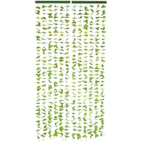Maximex Türvorhang "Indian Summer", grün, B:90cm H:190cm, Polyester, Polyester, Polypropylen, Gardinen, Türvorhang, Blättervorhang für Balkon und Terrasse, Insekten- und Sichtschutz