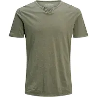 Jack & Jones Split Slim Fit Kurzarm-t-shirt Mit V-ausschnitt