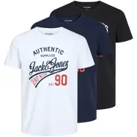 Jack & Jones T-Shirt "T-Shirt JJETHAN TEE CREW NECK 3PK 3er Pack"