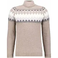 Ragman Rundhalspullover , Herren, Gr. 52, macchiato, Strick, 90% Wolle 10% Baumwolle, Pullover Rundhalspullover
