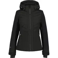 Icepeak Damen Skijacke Freital black/weiss/beige 40