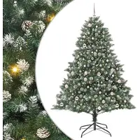 vidaXL Künstlicher Weihnachtsbaum Grün 210 cm