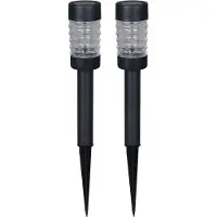 Luxform Gartenlampe Solar Rennes Black 5 Lumen (Set von 3)