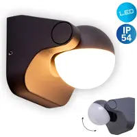Näve LED Außen Wandleuchten - Aluminum; Kunststoff - anthrazit; 1221897