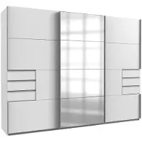 Wimex Schwebetürenschrank Saigon ca. 270x210 cm Weiß