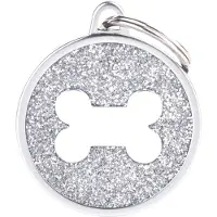 My Family Shine Bone Glitter Satin Haustiermarke