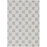 Sansibar 1100000002199 "Nordsee Beach SA-034", beige (creme), B:160cm H:5mm L:230cm, Polypropylen, Teppiche, 1100000002199, modernes Design, Motiv: gekreuzte Säbel, In- und Outdoor geeignet