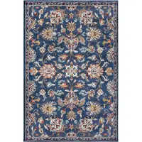 Hanse Home Teppich "Caracci", blau, B:140cm H:8mm L:200cm, Jute, Polyester, Polypropylen (PP), Teppiche, Teppich, Läufer, Orientalisch, Kurzflor, Wohnzimmer, Schlafzimmer, Esszimmer