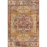 Hanse Home Teppich "Maderno", gold, B:200cm H:8mm L:280cm, Jute, Polyester, Polypropylen (PP), Teppiche, Teppich, Läufer, Orientalisch, Kurzflor, Wohnzimmer, Schlafzimmer, Esszimmer