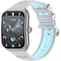 COLMI P86 Smartwatch in Silber mit AMOLED-Display, über 100 Sportmodi und Bluetooth 5.3