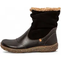 El naturalista für Damen. 2N7584010005_001 Lederstiefeletten N758 Soft Nappa Schwarz (36), Wohnung, Reißverschluss, Lässig