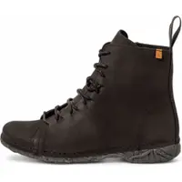 El naturalista für Damen. 2N9091101005_001 Angenehme Lederstiefeletten schwarz (36), Wohnung, Schnürsenkel, Lässig