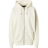Superdry für Damen. W2012350A Studios weißes Sweatshirt mit Reißverschluss (M), Lässig, Recyceltes Polyester, Nachhaltig