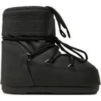 Moon Boot Unisex. 80D1409380 Icon Low Gummistiefel schwarz (36/38), Wohnung, Schnürsenkel, Lässig