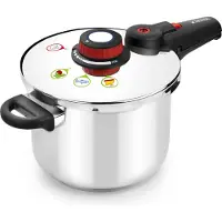 Pinti Monix Monix M790001, 4 l, Keramik, Gas, Induktion, Edelstahl, 22 cm, Edelstahl, Absperrbar