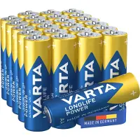 Varta Batterien AA, 24 Stück, Longlife Power, Alkaline, 1,5V, für Spielzeug, Fun