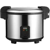 CombiSteel Elektrischer Reiskocher RC-54 - Edelstahl, 5,4 Liter, Warmhaltefunktion