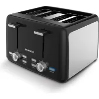Tornado TTA-5406-GS, 4 Scheibe(n), Schwarz, Silber, Drehregler, CE, 1600 W, 220-240 V