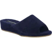 Josef seibel Damen Pantoffeln/ Hausschuhe MARSEILLE 01 Dunkelblau Textil Größe: 37,5