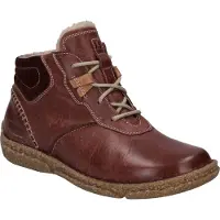 Josef seibel Stiefelette "Neele 62, bordeaux", Damen, Gr. 35, rot (bordeaux), Obermaterial: 100% Rindsleder Leather cow., Schuhe Stiefelette
