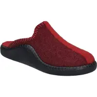 Josef seibel Monaco 62 Clogs Weiches Filzmaterial für hohen Komfort, Rutschfeste Sohle für sicheren Halt, Einfaches Anziehen ohne Verschluss rot 43 EU