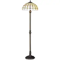 Rabalux 8078 Stehlampe Marvel, E27, bronze-silber-mehrfarbig, rund, Klassisch, ø400mm