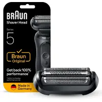 Braun Series 5 54 B, Scherkopf, 1 Kopf/Köpfe, Schwarz, Edelstahl, 18 Monat( e), , Series 5 54 B