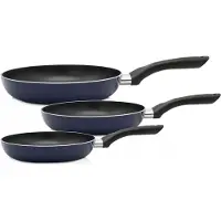 Kruger Pfannen-Set KRÜGER "Troja", blau, Pfannen, Pfannen-Set, Ø 20/24/28 cm, Induktion