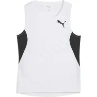 Puma Damen W Cross The Line Singlet 30 Weiß