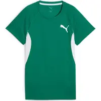 Puma Damen T-Shirt Cross the Line Tee 3.0 526752-06 L - Power Green - L