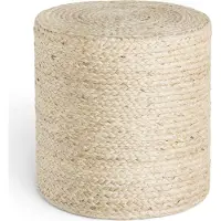 Hanse Home Pouf "Looma, Jute", beige (naturelfenbein), B:40cm H:40cm, Obermaterial: 100% Jute, Poufs, Pouf