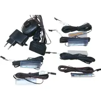 Trendteam LED Schrankinnenraumbeleuchtung "Glaskantenbeleuchtung" LED-Board 6 Stk. Warmweiß